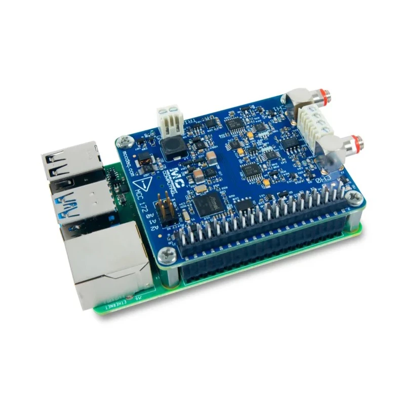 Digilent IEPE Measurement DAQ Raspberry Pi HAT 2 Analog Inputs 24-bit 51.2 kS/s 6069-410-004