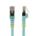 StarTech.com Cat6a Shielded Screened Stranded Copper Ethernet Cable, 10m, Light Blue PVC Jacket 6ASPAT10MAQ