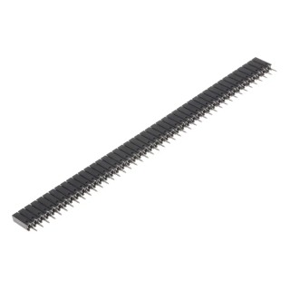 Stelvio Kontek MODUCOM Series Straight Through Hole PCB Socket 45-Contact 1 Row 2.54 mm Pitch Solder 613045156623