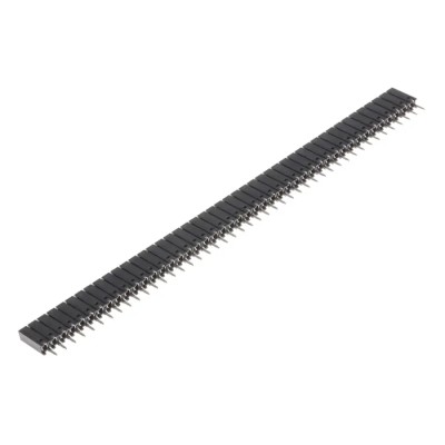 Stelvio Kontek MODUCOM Series Straight Through Hole PCB Socket 45-Contact 1 Row 2.54 mm Pitch Solder 613045156623