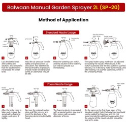 Balwaan 3-in-1 Manual Sprayer 2 Liters (SP-20)