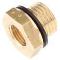Legris Pneumatic Fitting Brass Pipe Fitting Straight Threaded Reducer Male G 1/4 in to Female G 1/8 in 0168 13 10