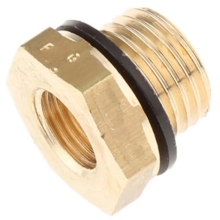 Legris Pneumatic Fitting Brass Pipe Fitting Straight Threaded Reducer Male G 1/4 in to Female G 1/8 in 0168 13 10