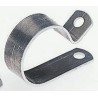 HellermannTyton Aluminium P-Clip 12.7 mm ID Natural, Mounting Hole Diameter 5.2 mm 211-10080 ALU8-AL-NA