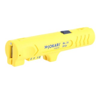Jokari Wire Stripper, Flat Round Cable, Ergonomic Soft Grip Handle, 1.6 to 13 mm Stripping Range, 12.7mm Overall 30140