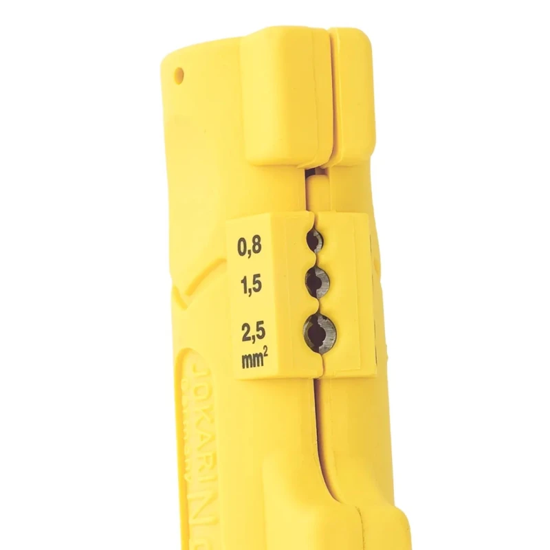 Jokari Wire Stripper, Flat Round Cable, Ergonomic Soft Grip Handle, 1.6 to 13 mm Stripping Range, 12.7mm Overall 30140