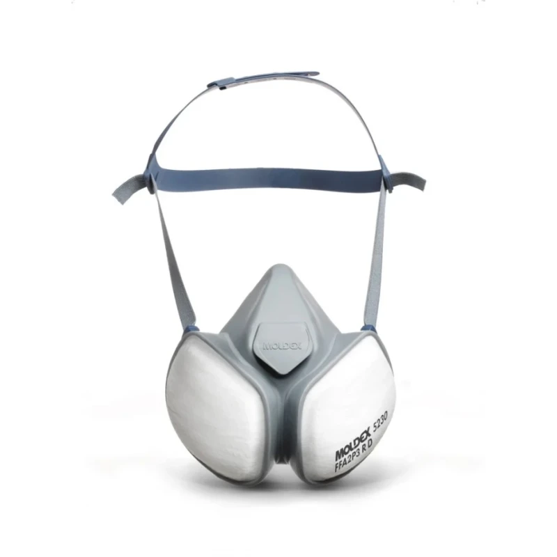 Moldex Compact Series Half Mask Respirator Mask with Replacement Filter, Hypoallergenic, Size Unique 5230