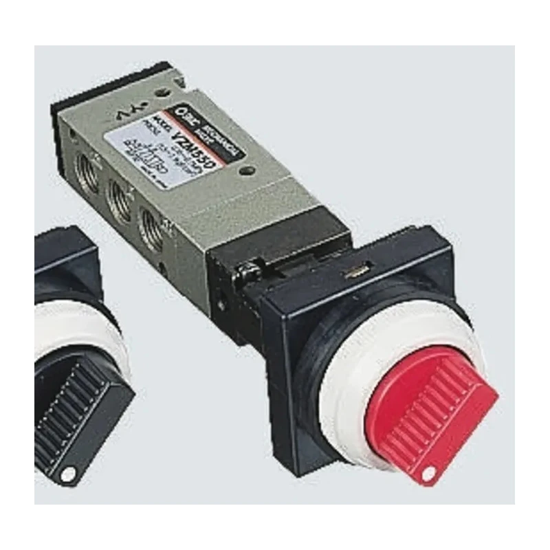 SMC Twist Selector Pneumatic Manual Control Valve VZM500 Series G 1/8 Port, 0.7 Mpa Pressure, 589 NL/min Flow EVZM550-F01-34R