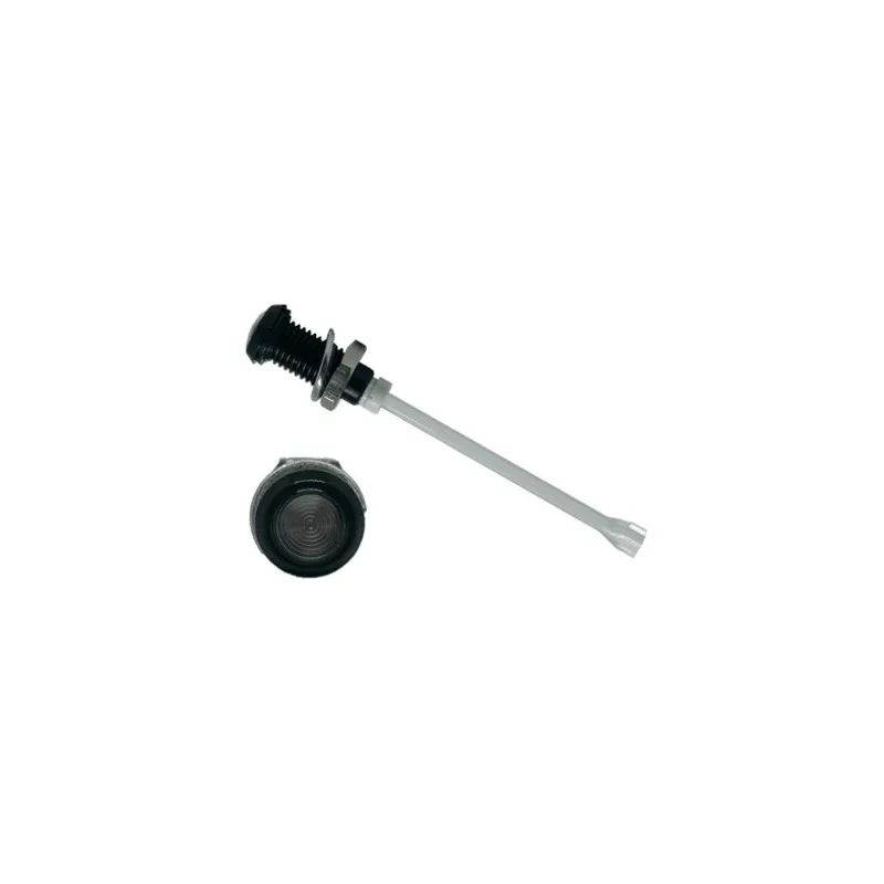 Bivar Panel 1-Way Vertical Rigid LED Light Pipe Smoked Black 6 mm RHD-1160-F6PS67PR