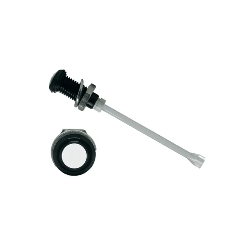 Bivar Rigid LED Light Pipe Panel Mount 6 mm Lens Black LED Colour Vertical Orientation 48.4mm Length RHD-1910-F6P67PR