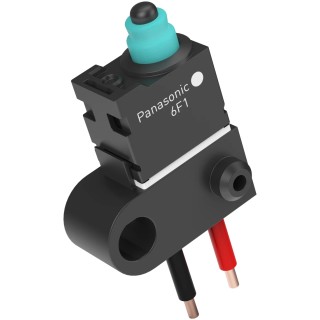 Panasonic Pin Plunger Snap Action Micro Switch, Solder Terminal, 50mA, 16 V dc, SPST, IP67 ASQM17420-A