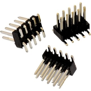 Wurth Elektronik WR-PHD Series Straight Surface PCB Header 8 Contacts 1.27mm Pitch 2 Row Unshrouded 62100821021