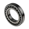 SKF Self-Aligning Ball Bearing 80 mm ID 140 mm OD 26 mm Race Width Sheet Metal Cage Steel Balls Open End 2 Rows C3 1216/C3