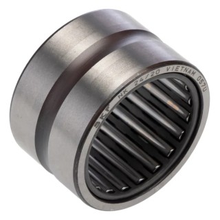 SKF Needle Roller Bearing, 24 mm ID, 32 mm OD, 20 mm Race Width, Carbon Chrome Steel Rollers, Series NK NK 24/20