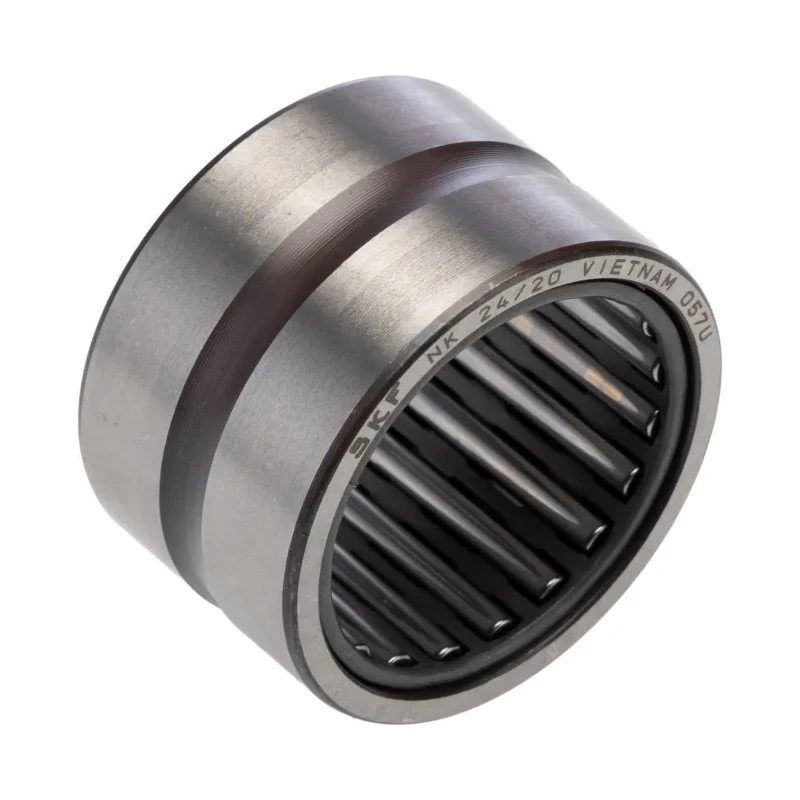 SKF Needle Roller Bearing, 24 mm ID, 32 mm OD, 20 mm Race Width, Carbon Chrome Steel Rollers, Series NK NK 24/20