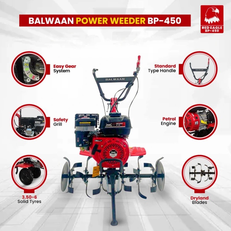 Balwaan Red Eagle Power Weeder, BP-450