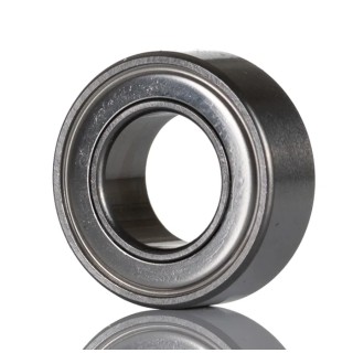 SKF Single Row Deep Groove Ball Bearing 10 mm ID, 19 mm OD, 7 mm Race Width, Shielded, Sheet Metal Cage 63800-2Z