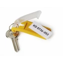 Durable Plastic Key Tag Red 6 Pack 195703