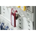 Durable Plastic Key Tag Red 6 Pack 195703