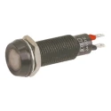 Marl White Panel Mount Indicator 12V dc 20mA Solder Tab Termination Recessed 677-997-21