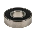 SKF Single Row Deep Groove Ball Bearing 12 mm ID, 28 mm OD, 8 mm Width, Sealed Stainless Steel Cage and Balls W 6001-2RS1/W64