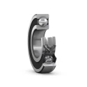 SKF Single Row Deep Groove Ball Bearing 12 mm ID, 28 mm OD, 8 mm Width, Sealed Stainless Steel Cage and Balls W 6001-2RS1/W64