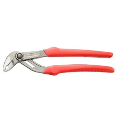 Facom Water Pump Plier Twin Slip Joint, Chrome Finish, 300mm Length, Slim-Profile Self-Gripping Nose, 73mm Jaw 181A.30G