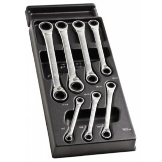 Facom 13-Piece Combination Ratchet Spanner Set 6 To 19 mm Foam Insert MODM.65J7
