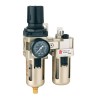 RS PRO 1/2 in G Filter Regulator Lubricator 25 μm Filtration Size Automatic Drain 235-1107
