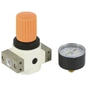 RS PRO Miniature Regulator with 1/4 in Threaded G Inlet and Outlet Connections 700 L/min Flow Rate 235-1147