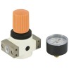 RS PRO Miniature Regulator with 1/4 in Threaded G Inlet and Outlet Connections 700 L/min Flow Rate 235-1147