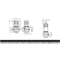 RS PRO Miniature Regulator with 1/4 in Threaded G Inlet and Outlet Connections 700 L/min Flow Rate 235-1147
