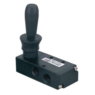 RS PRO Manual Pneumatic 5/2 Manual Control Valve, G 1/4 Port Size, Max Operating Pressure 8 bar, Model III B 235-1154