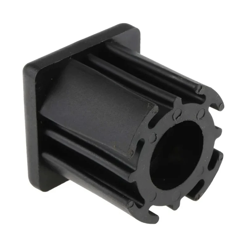 RS PRO Square Nylon Threaded Tube Insert M10 40 mm x 40 mm x 43 mm 1000 kg Static Load Capacity 235-0953