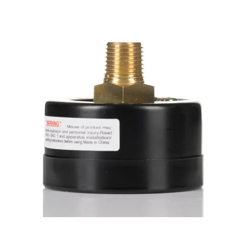 RS PRO 50 mm BSP 1/4 in 1/4 in BSP Vacuum Gauge 0 bar 235-1299