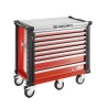 Facom 8 Drawer Wheeled Roller Cabinet Tool Chest with 1.19 m Length, 575 mm Width, 1.04 m Height, Red Color JET.8M5APF