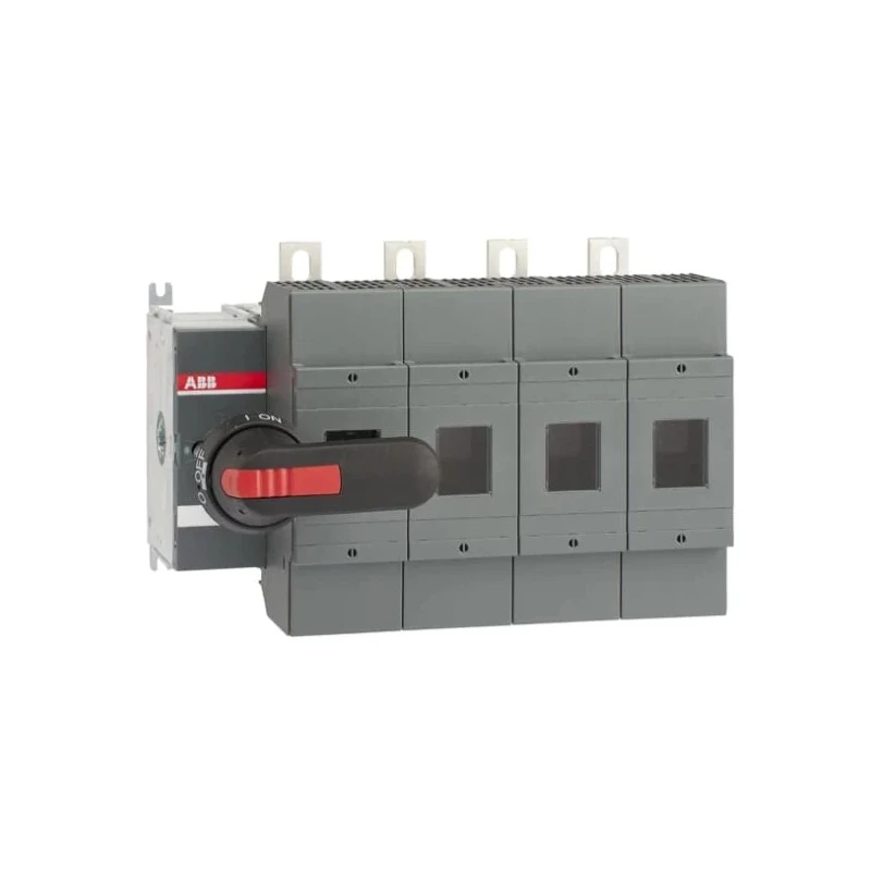 ABB Fuse Switch Disconnector 4-Pole 400 A Enclosed Base Mounted with Pistol Handle 1SCA022755R3740