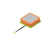 TE Connectivity Patch Omni-Directional GPS Antenna Internal Adhesive Mount 100mm Lead 30.2dBi Gain 2108852-1