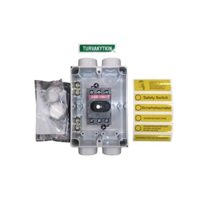 ABB 3-Pole Switch Disconnector IP65, 32A, 7.5 kW, Screw Clamp Terminals, OTP Series 