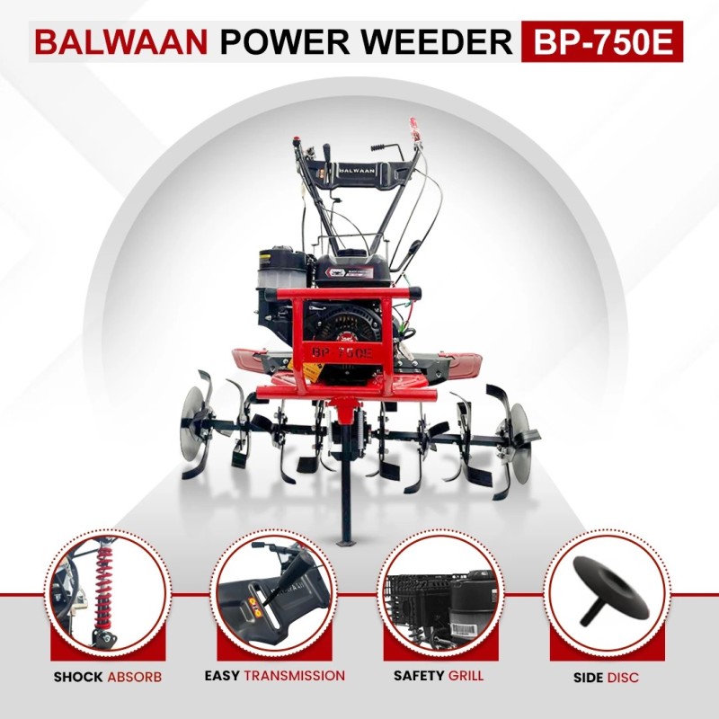 Balwaan Black Cheetah Power Weeder, BP-750E