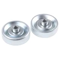 Interroll Steel Skate Wheel 48 mm Diameter 6.5mm Bore 200 N Load Capacity 2200