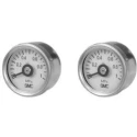 SMC 30 mm R 1/8 in Type R Pressure Gauge Stainless Steel Case, 2 bar G33-2-01