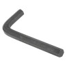Facom L Metric Hex Key Short Arm, Hex Size 12 mm, Phosphate Finish, Silicon Steel 82H.12