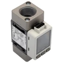 SMC DIN Rail Flow Controller with 1000 L/min Max Flow Rate, PNP Open Collector Output, 12V, Model PFMB7102