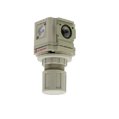 RS PRO 1/4 in G Pneumatic Regulator 10 bar Maximum Flow 17L/s Pressure Setting Range 0.5 to 8.5 bar 235-4738