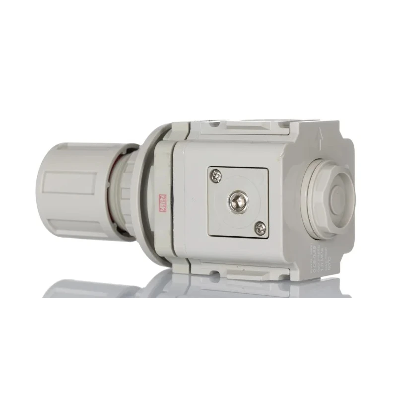 RS PRO Pneumatic Regulator G 1/2 Port, 10 bar Max Pressure, 60L/s Flow Rate, Anodised Aluminium Body 235-4740