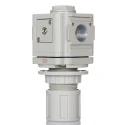 RS PRO Pneumatic Regulator G 1/2 Port, 10 bar Max Pressure, 60L/s Flow Rate, Anodised Aluminium Body 235-4740