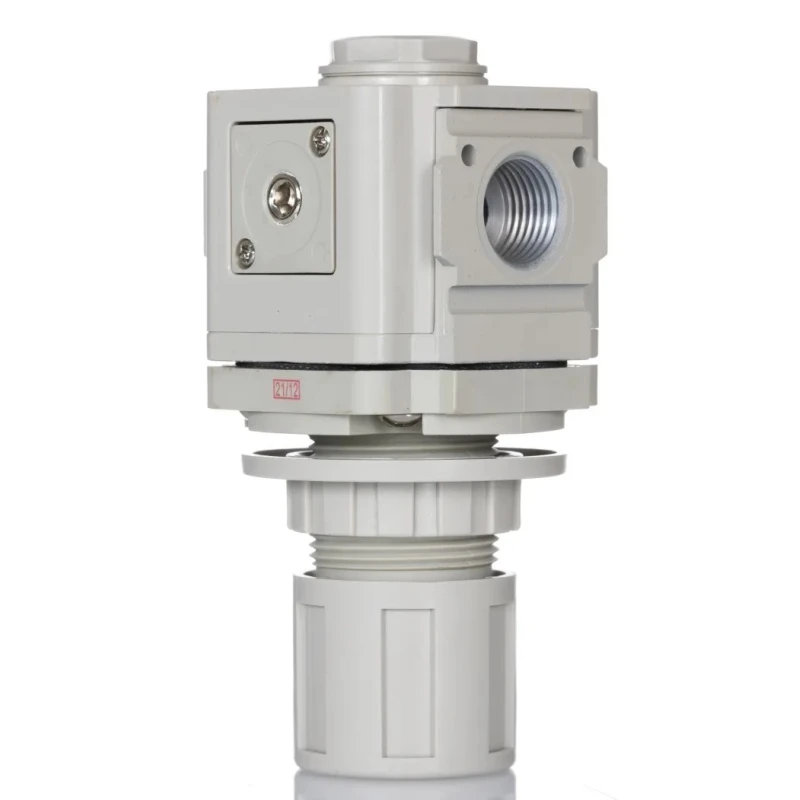 RS PRO Pneumatic Regulator G 1/2 Port, 10 bar Max Pressure, 60L/s Flow Rate, Anodised Aluminium Body 235-4740