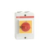 ABB 3-Pole Screw Mount Switch Disconnector IP65, Yellow Red Handle, OTP Series
