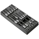 Facom 24-Piece 1/2" and 3/8" Drive Torx Socket Set MOD.CHPB